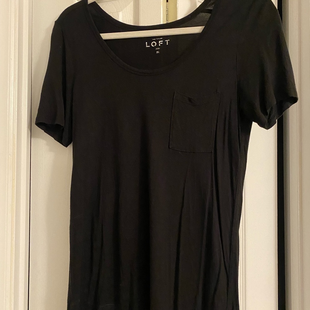 Loft Black Tee : Size M